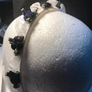 US Angels Flower Girl Headband color navy